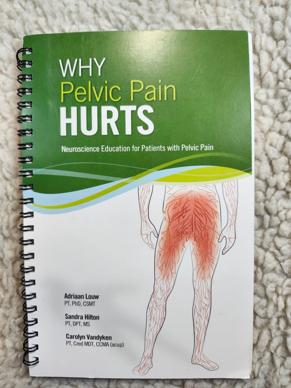 Why Pelvic Pain Hurts Book Neuroscience Ed for Patients Spiral-Bound Patient
